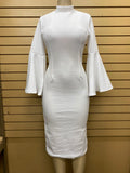 Royal Bell Sleeved Dress
