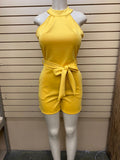 Belted Romper White